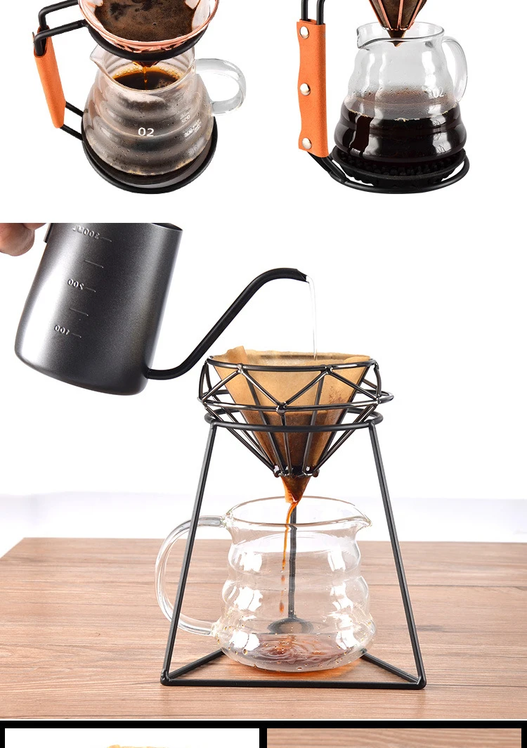 Metal Coffee Dripper Holder Eco Coffee New Adjustable V60 Pour Over