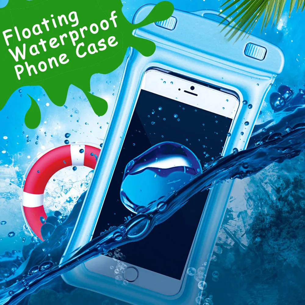 Airbag Floating PVC Waterproof Phone Case - IPX8 Airbag Floating PVC Waterproof Phone Case - IPX8