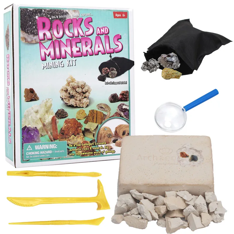 Geographic Archaeology Toy Gemstones Dig Kit Pearls Excavation Kits For