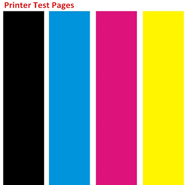 Разноцветная картинка для проверки принтера