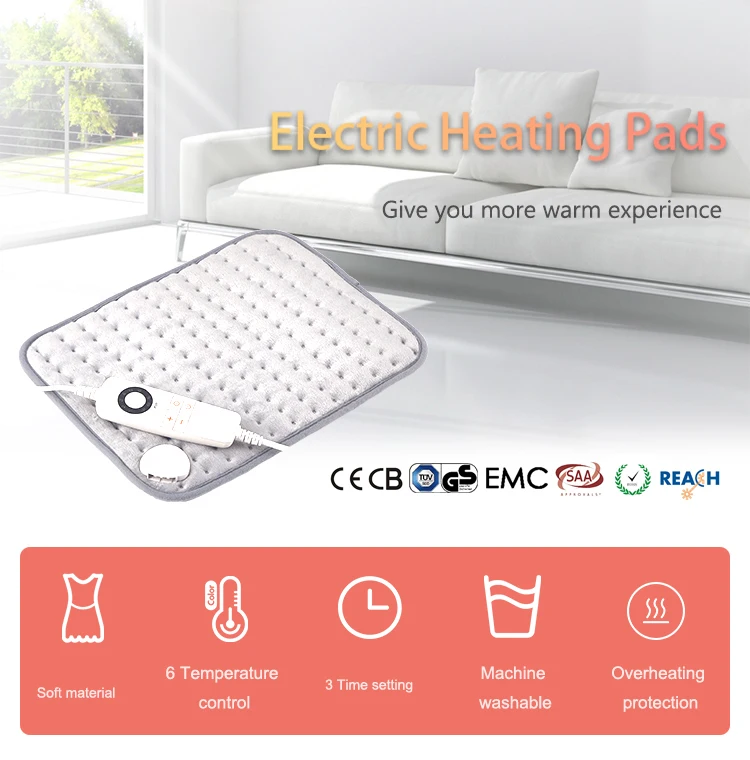 Rohs/reach Test Electric Best Heating Pad For Back Pain Buy Heating