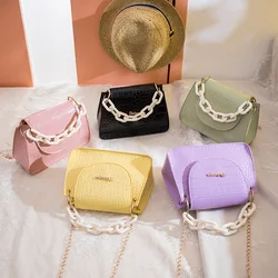 Factory Direct Price 2021 Fashion Hand Bags Ladies Crossbody Purses and Handbags Crocodile Pattern Chain Designer Bag