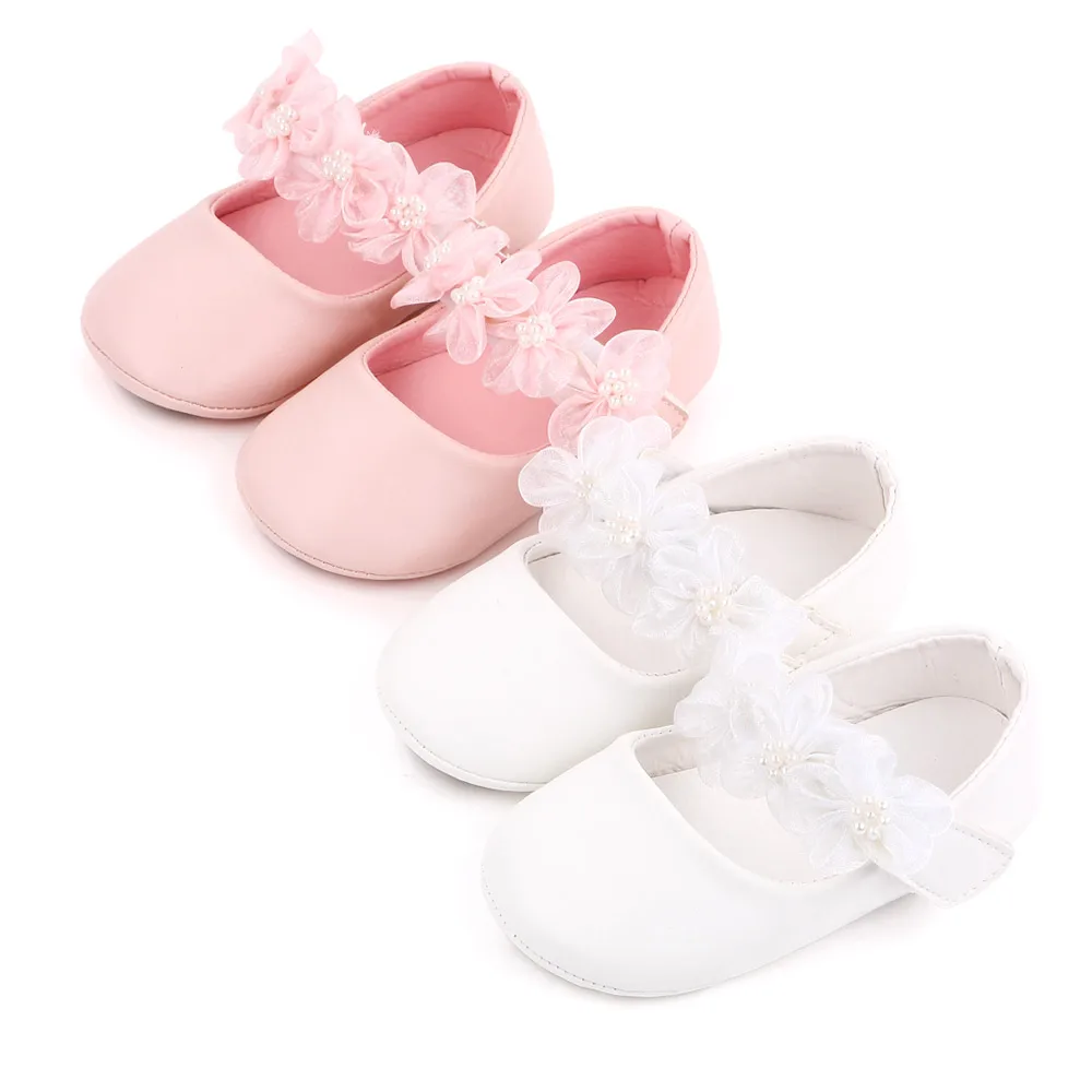 High Quality Baby Shoes Flower Princess Shoes Girls Toddlers factory