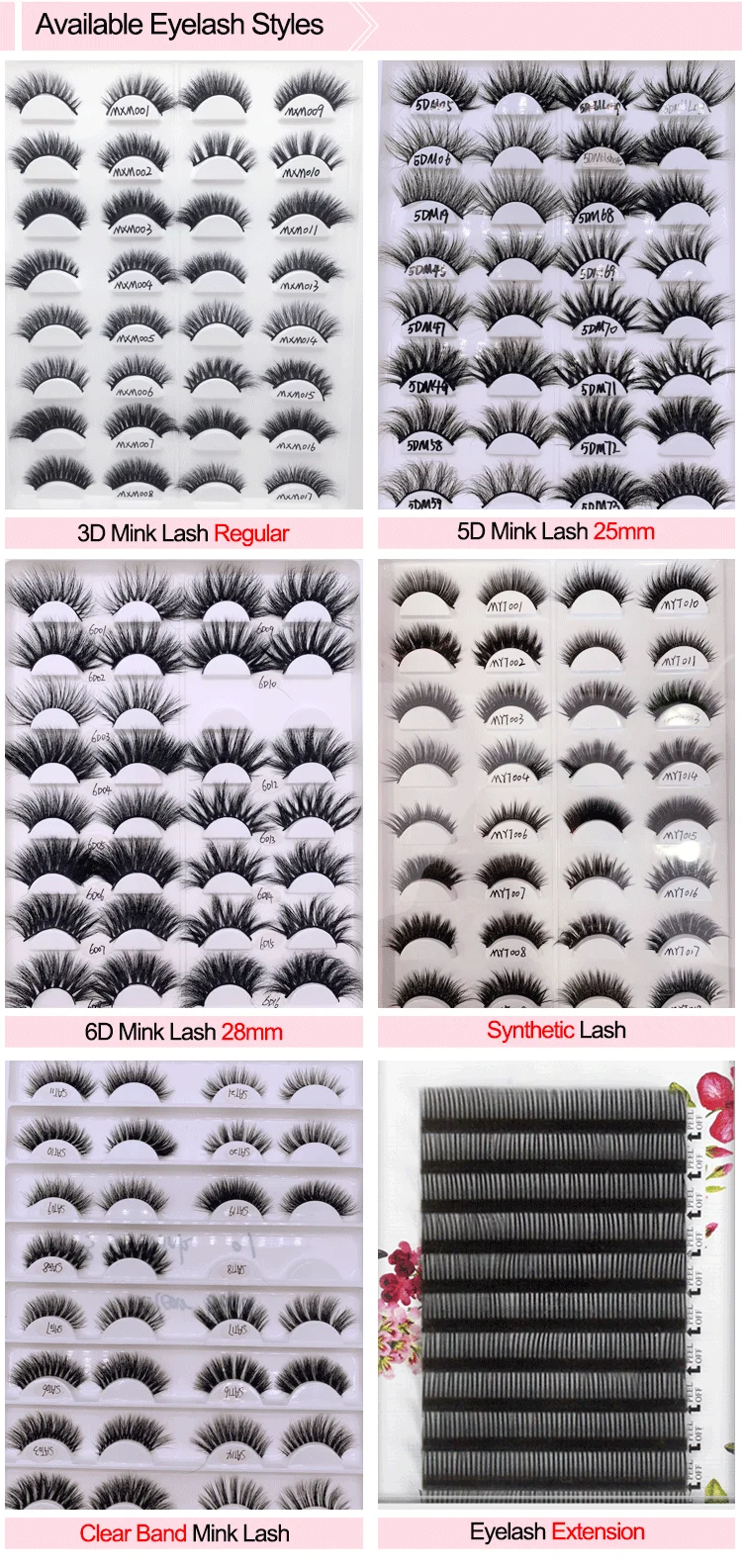 Muting Eye Lash Case Blink Flat Private Label 3D Wholesale Strip Volume Lashes Custom Cruelty Free False Eyelashes Mink