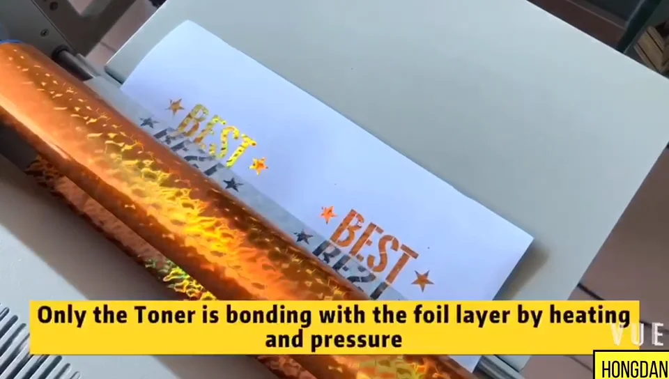 Reliable Toner Reactive Foil Supplier in China - HDFOIL