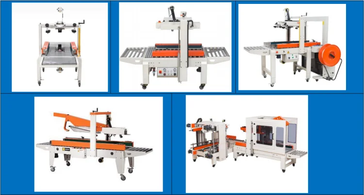 Automatic Carton Box Tape Sealing Packing Machine Automatic Folding ...