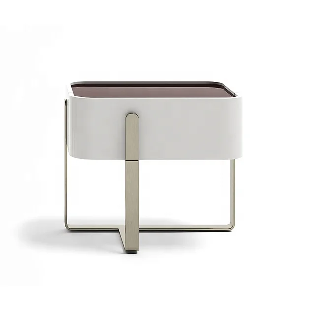 Italy Luxury Design Stainless Steel Metal Bedside Table Nightstand Buy Meja Samping Tempat Tidur Meja Meja Meja Samping Tempat Tidur Product On Alibaba Com