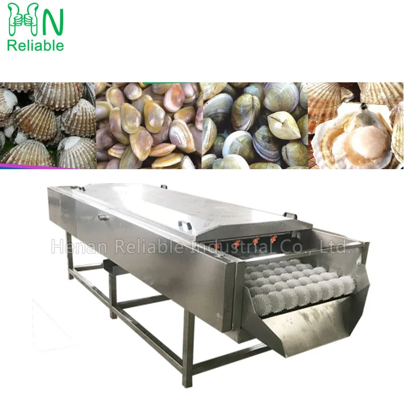 Automatic Seafood Cleaning Machine Clean Equipment Mussel Cleaner