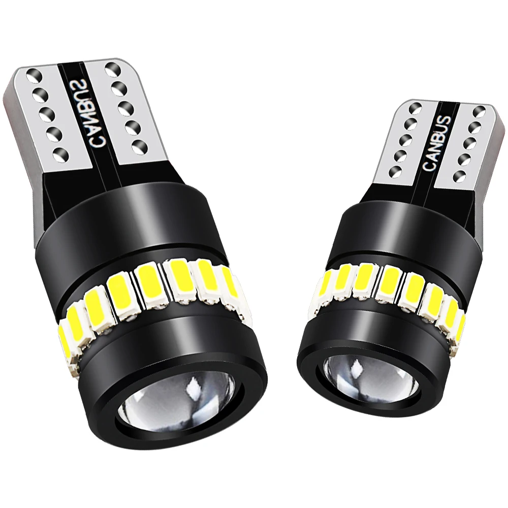 T10 led W5W Car Side Interior lights 255 LM 12V Super Bright Cnbus Eerror Free Bulb  Led Light Bulb DJ124