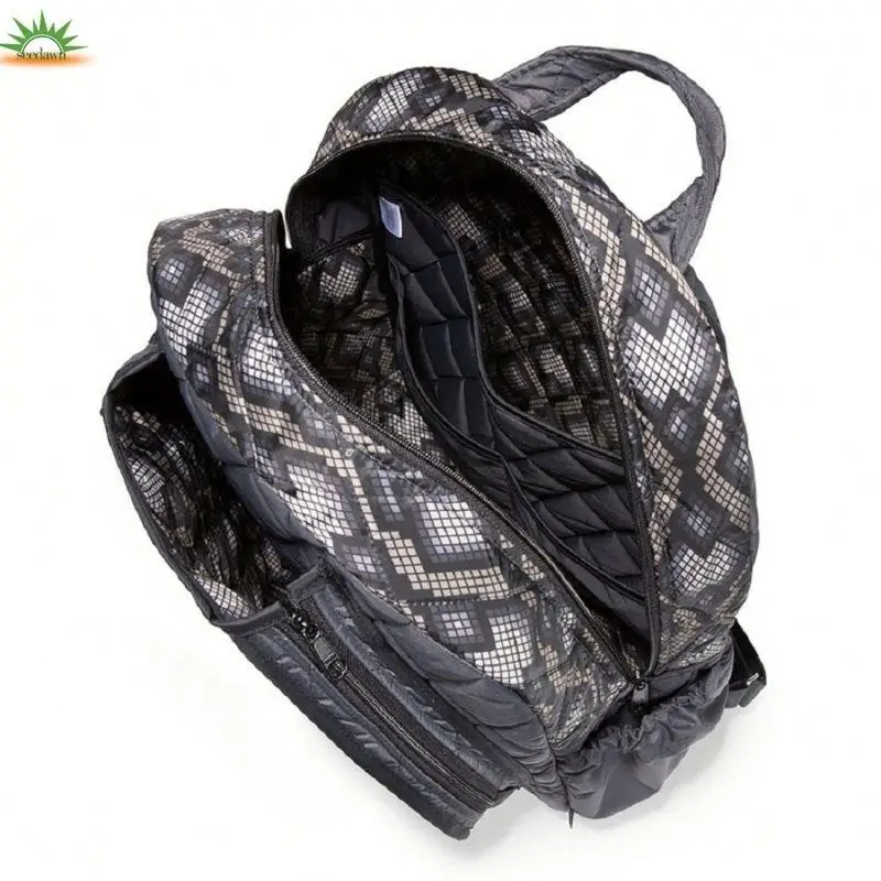 Big Volume Quilted Tennis Bat Backpack Bag With Front Racket Pouch Buy Quilted Tennis Backpack