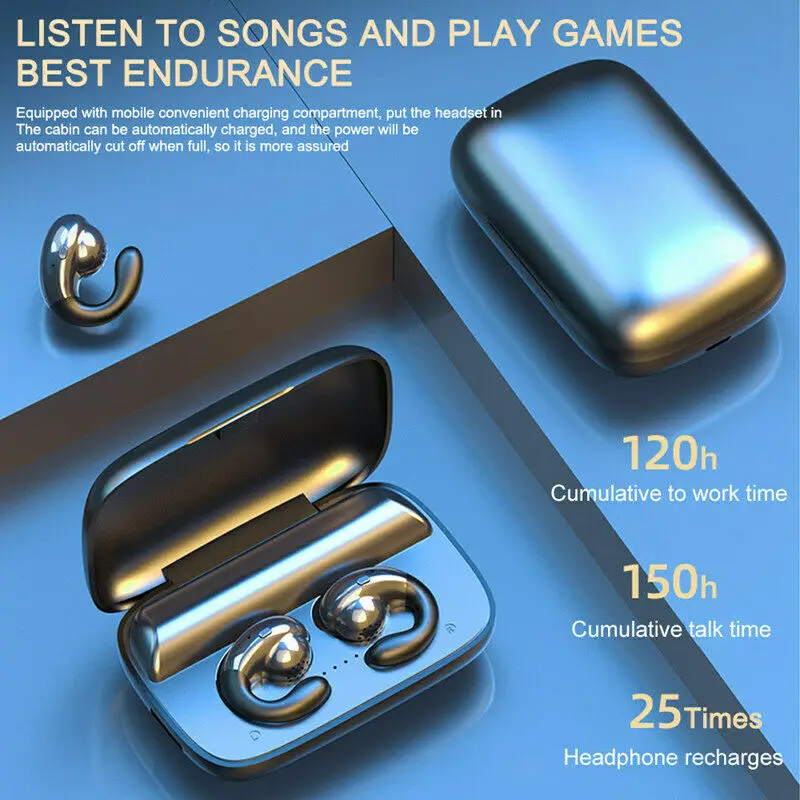 attractive bluetooth earpiece portable tws wireless sports earphone earbuds noise cancelling earphones auriculares para laptop - ANKUX.COM