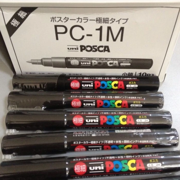 Posca Paint Marker Art Pens Every Posca Every Colour Fine Tip Water