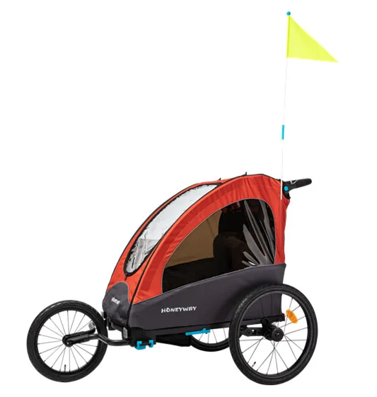 
Bicycle trailer kids bike trailer with suspension 20 inch wheel with axle 
