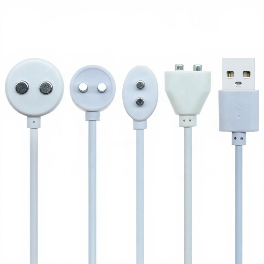 2 PIN USB Magnetic Electric Toothbrush Beauty Instrumennt Adult Sex Toys Vibrator Charger Cable