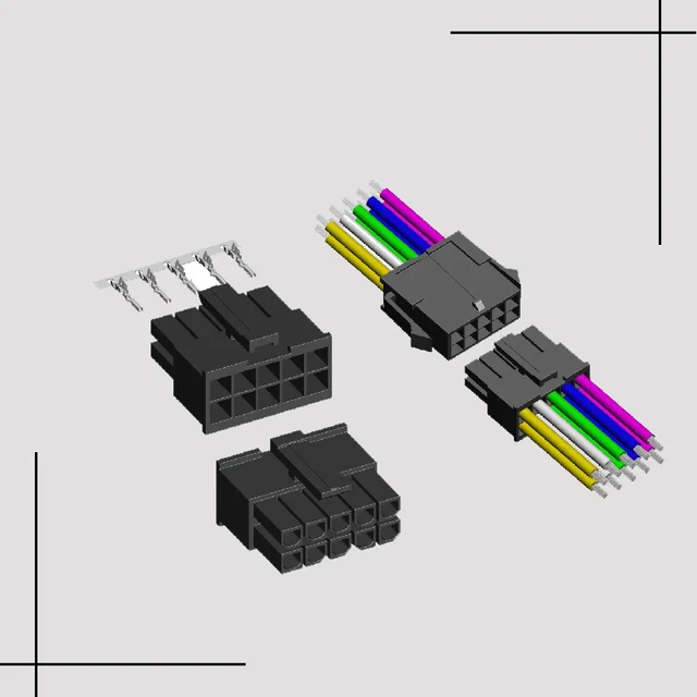マイクロのフィット3.0レセプタクルハウジングウエハ端子、デュアル行、ul 94v-0、グローワイヤーが可能、低ハロゲン、2-24回路
