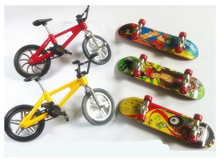 Custom Complete 8 Pcs Finger Skateboard Finger Bikes Finger Toys For