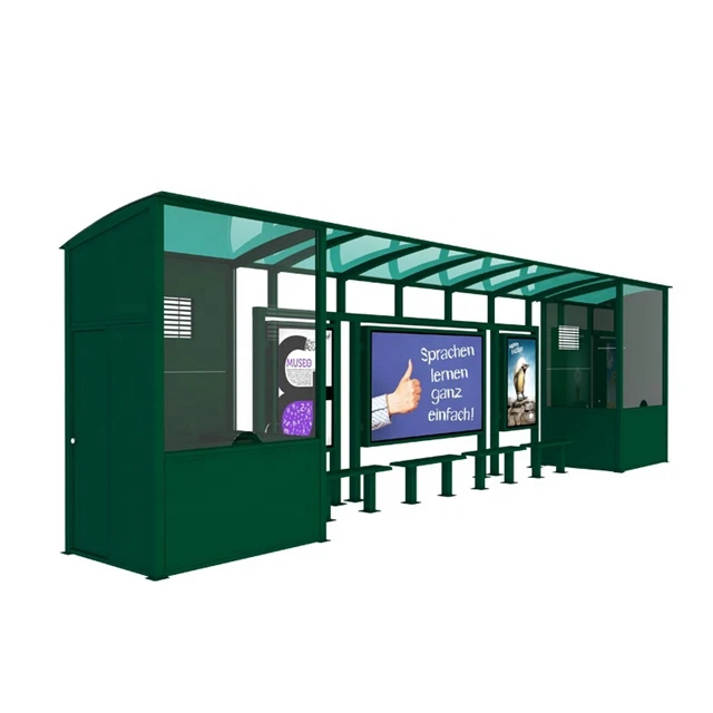 product-YEROO-2020 Customized Metal Vending Kois Bus Shelter Design-img