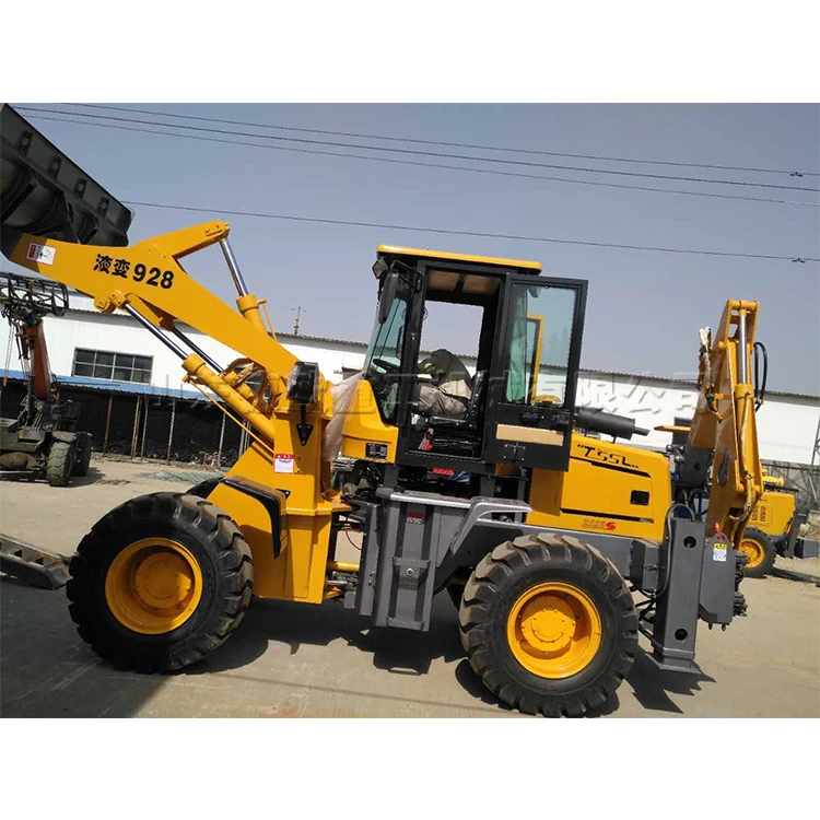 Mini Compact Backhoe Loaders For Sale Multifunctional Backhoe Loader Front Wheel Loader