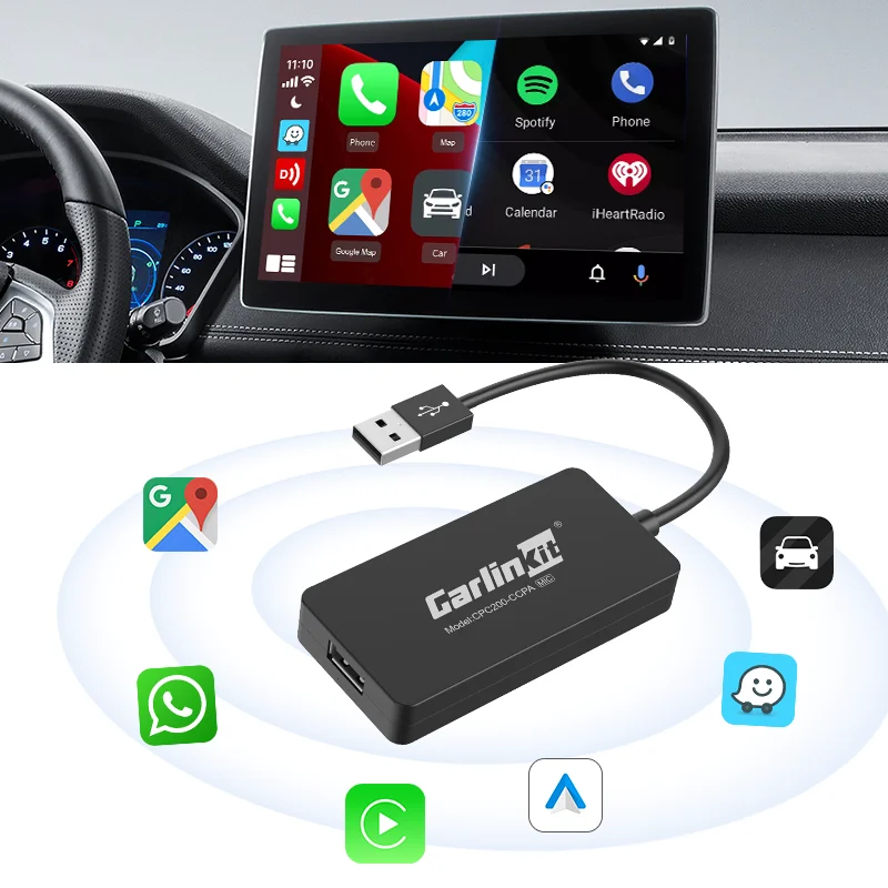 カーナビ carlink cpc200 CPC200 CCPA Carlinkit USB Wireless Carplay Android Auto Box