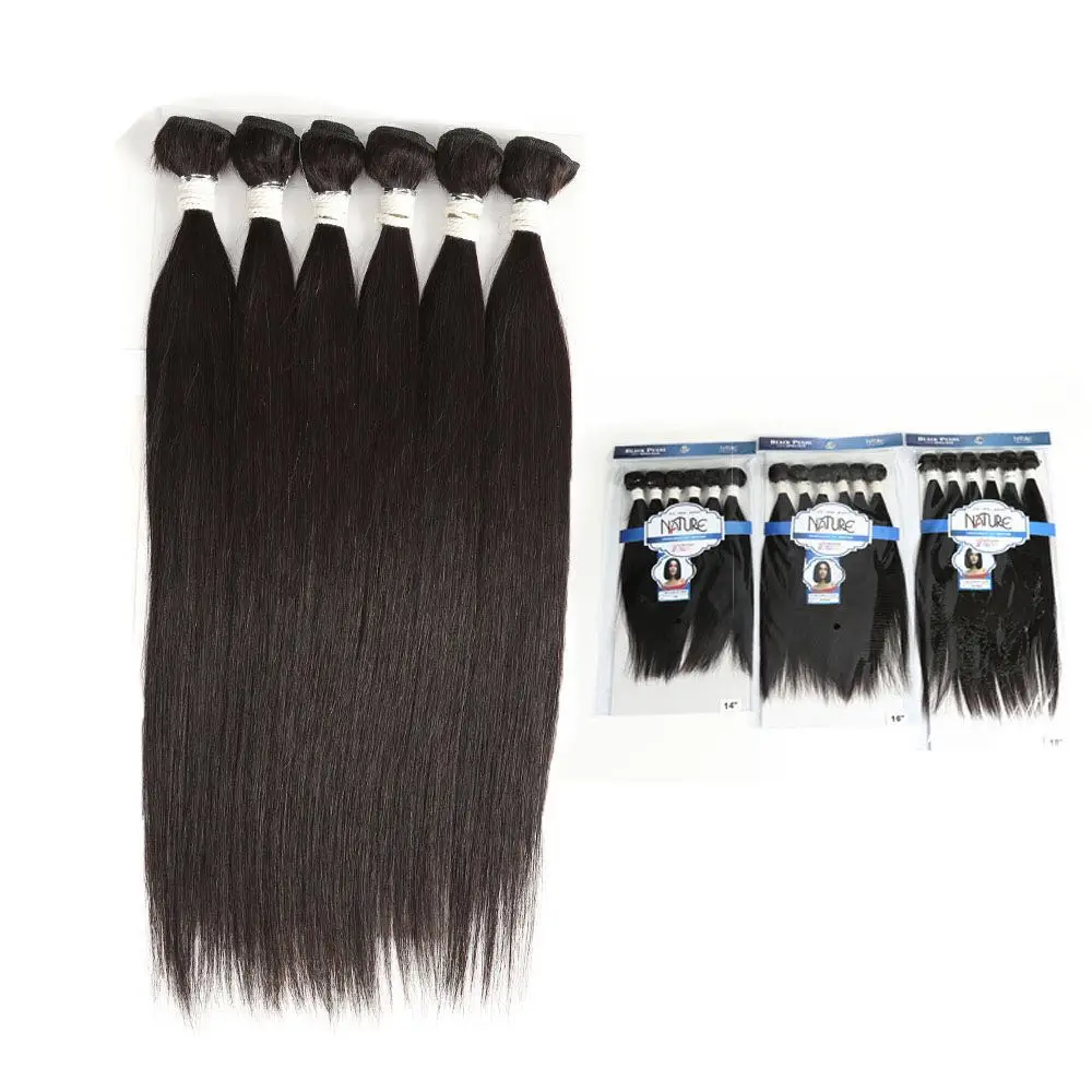 

Natural straight 6 in1 Big package 100% bundles cuticle aligned human 6 in bulk virgin vendor temple unprocessed raw indian hair