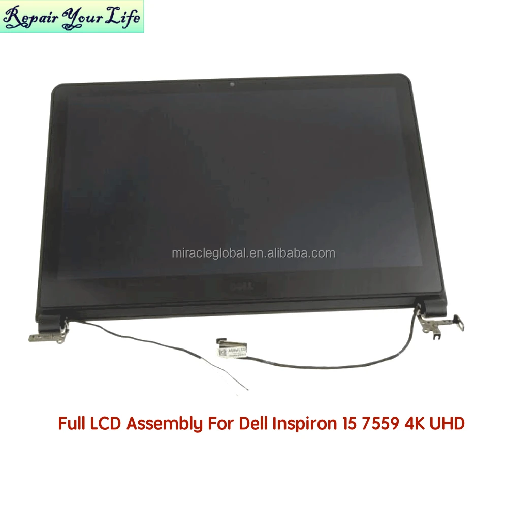 Laptop Full Lcd Assembly For Dell Inspiron 15 7559 4k Uhd Lp156wf6 Sp