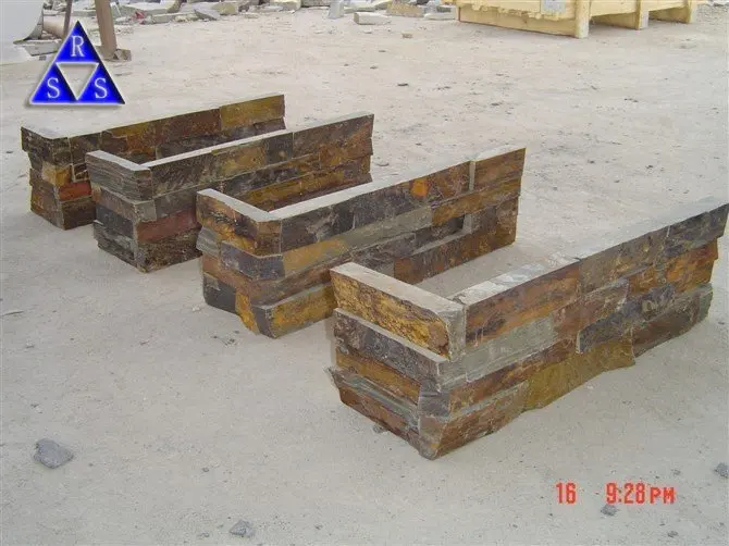 Rusty slate culture stone