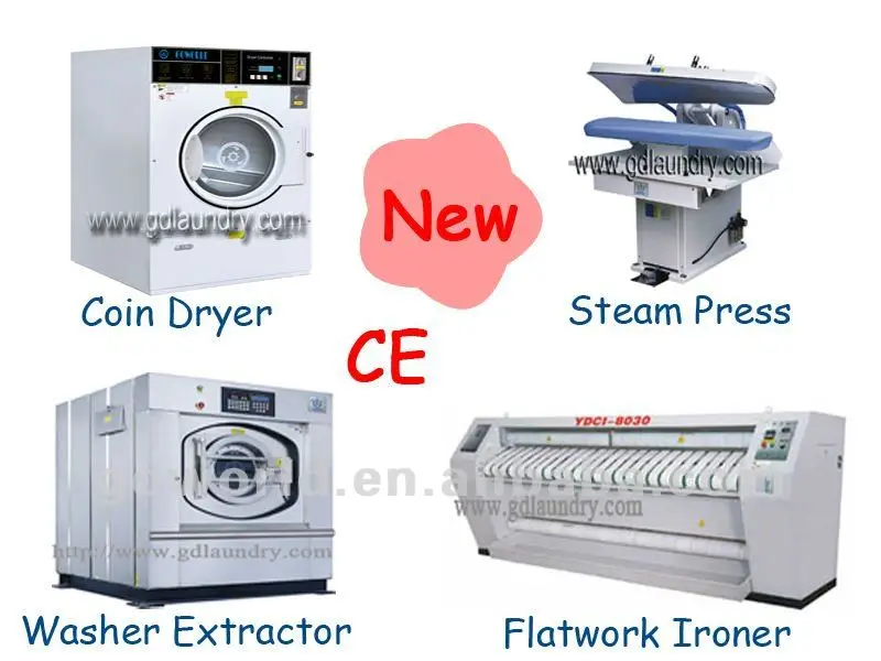 12kg electric heating laundry washing machine and dryer-coin dryer