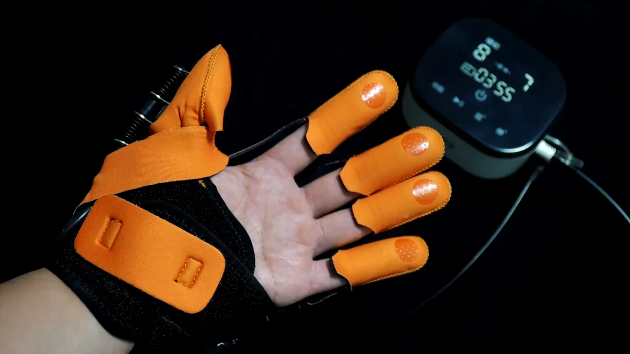 Stroke Patients Recover Glove Equipment Finger Rehabilitation Training