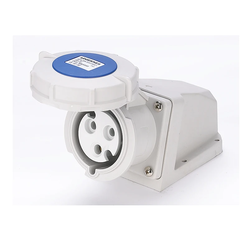 批发价格ip44 防水防尘 16 安培 3 相女性工业插座