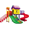 Playground Interesting Colorful Flower Cap Plastic Slides For Children