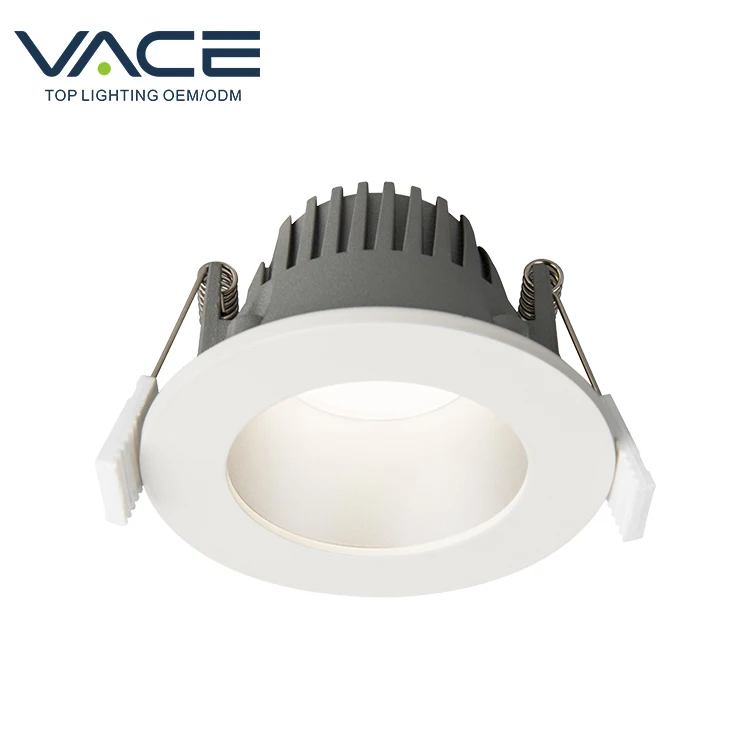 VACE Low Profile White trim Die-Cast Aluminium Housing 7W 9W 15W 20W 30W 40W LED Downlight Project