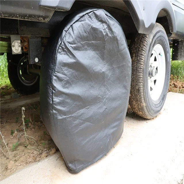 Set Of 4 Heavy Duty RV Car Wheel Tire Covers For Truck Trailer Camper Motorhome 