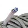 Handle Rope for Packing PP Colored Braided Nylon Jacquard Webbing Flat Braid Rope for Apparel