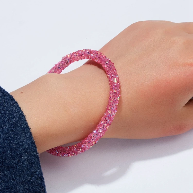 Huasi-friendship Bracelet Girls Glitter Wrist Adjustable Jewelry Gift