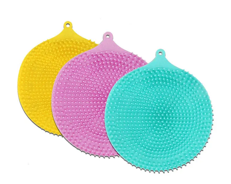 Custom Silicone Shower Foot Body  Bath Scrubber Massager Cleaner for Shower Floor with Suction Cup