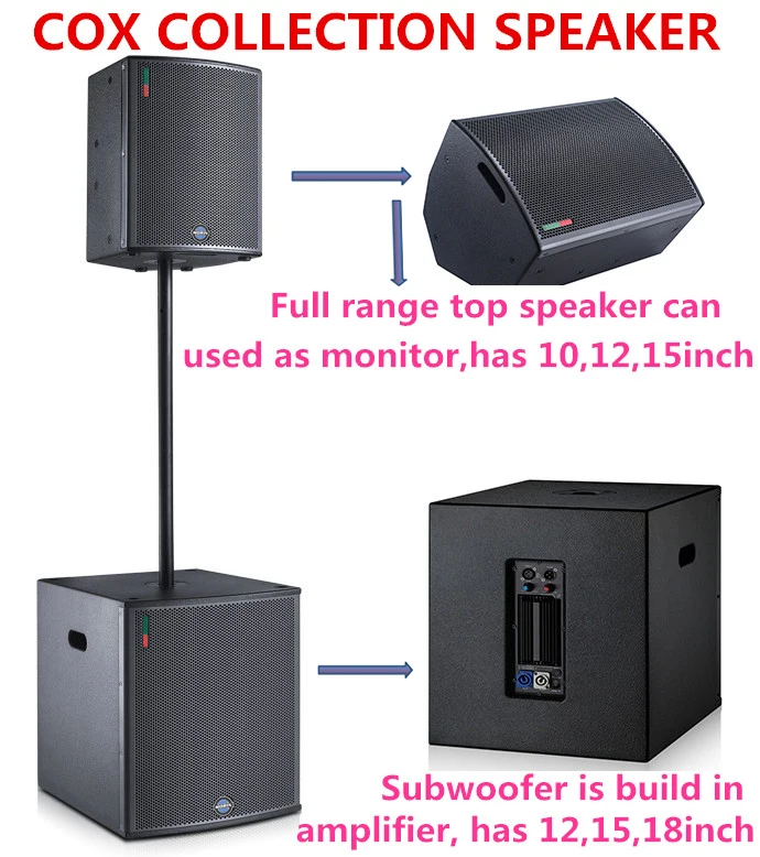 Professional 12 Inch Active Monitor Speaker For 500w Morin Cox12 Buy