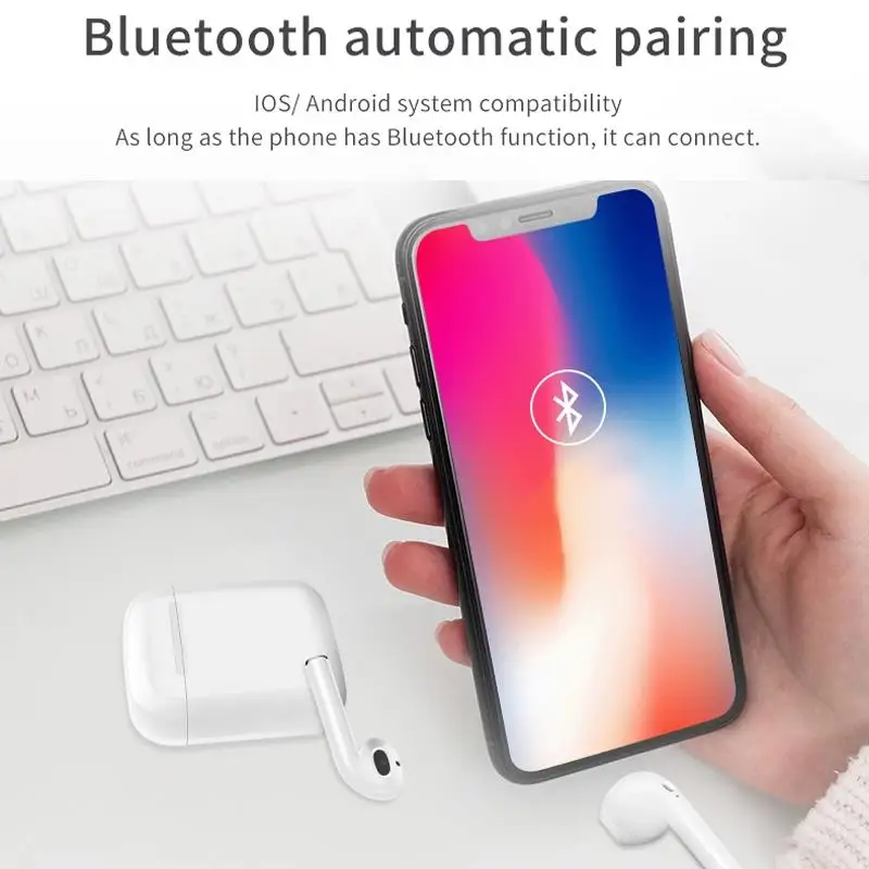 i500 pro tws rename/gps Positioning airoha 1536 air 2 1:1 h1 chip earbuds bluetooth 5.0 earphone headset i500 tws pro for AirPod - ANKUX.COM