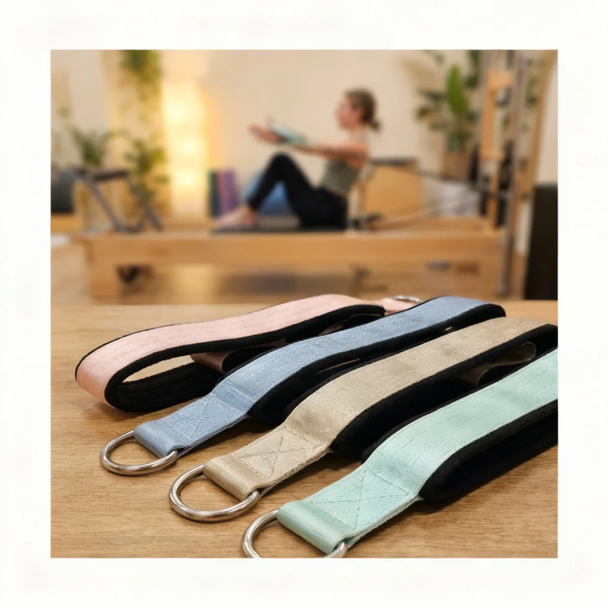 Pilates Double Loop Strap Hand Loop Accessories for Reformer Fitness ...