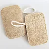 Hot sell natural loofah good kitchen helper Decontamination pot brush easy cleaning