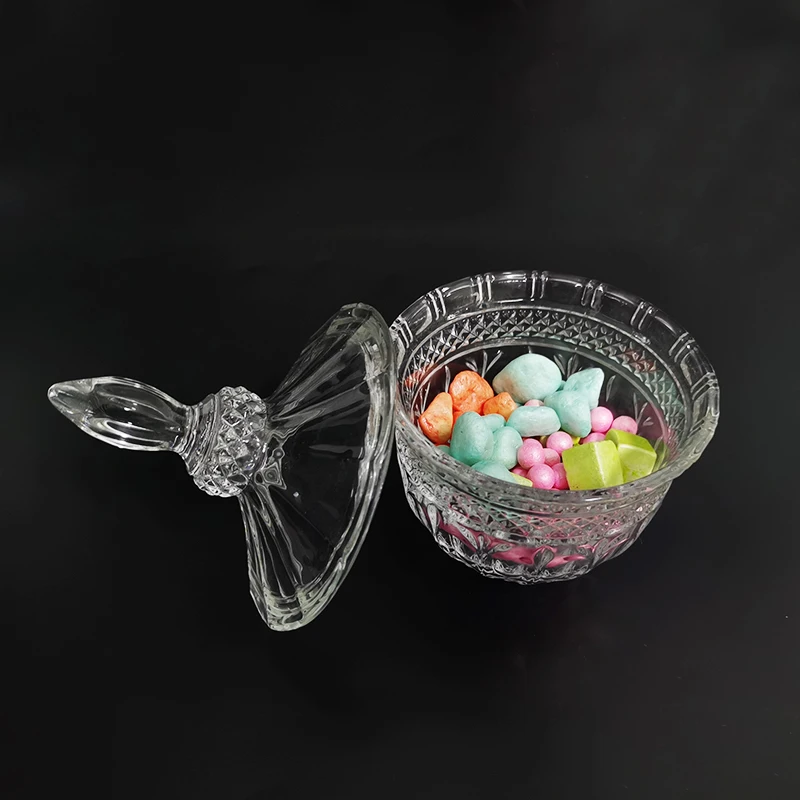 Party Decoration Glass Sugar Bowl With Lid Crystal Sugar Glass Buy