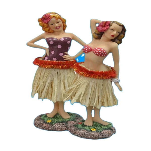 custom dashboard hula girl