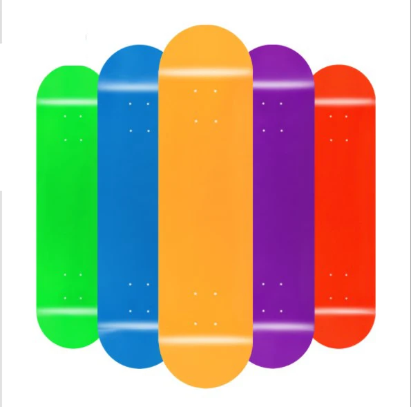 Plain Skateboard Decks 8ply Maple Skateboard Deck 8.25 Deck Blank For