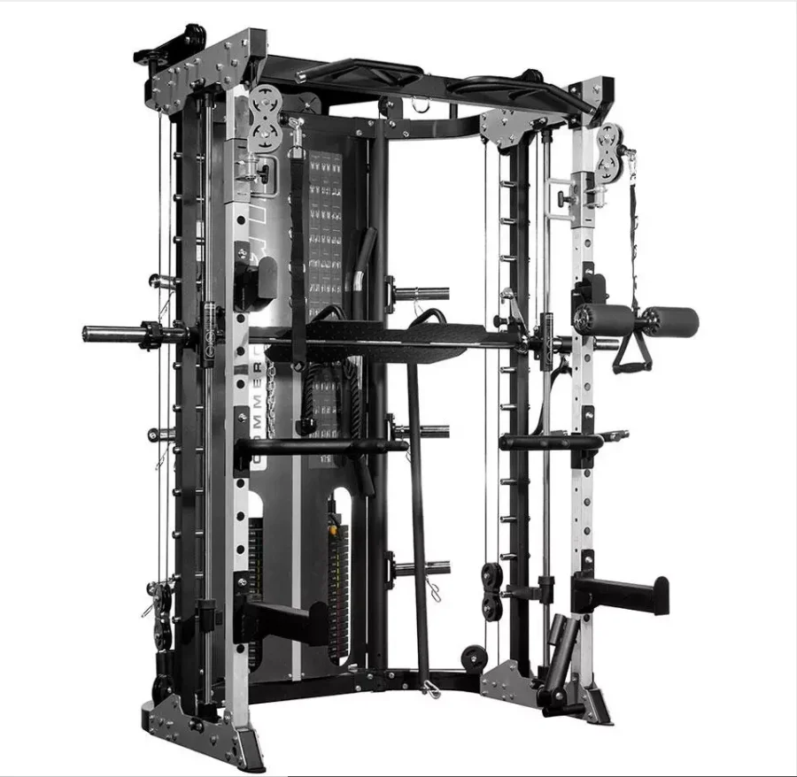 2020 Hot Sale Home Use Multi-functional Smith Machine Stack Weight Gym ...