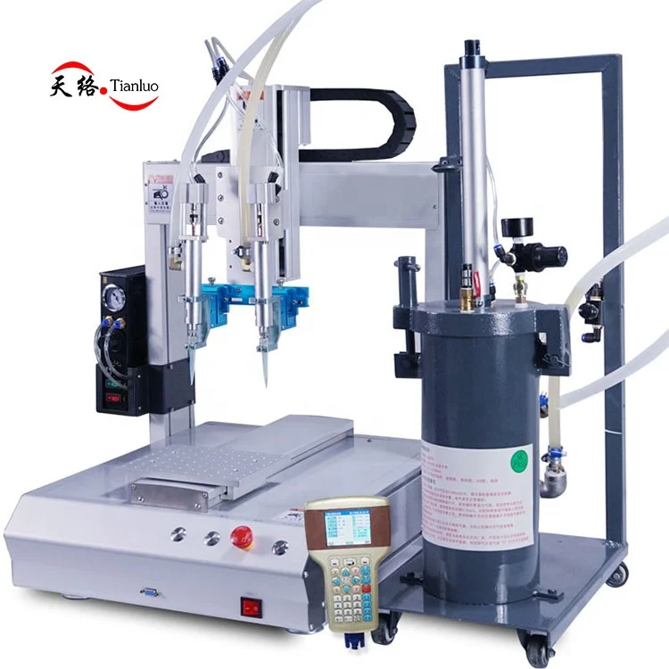 Tianluo Automatic Threeaxis Doublehead Silicone Glue Dispenser