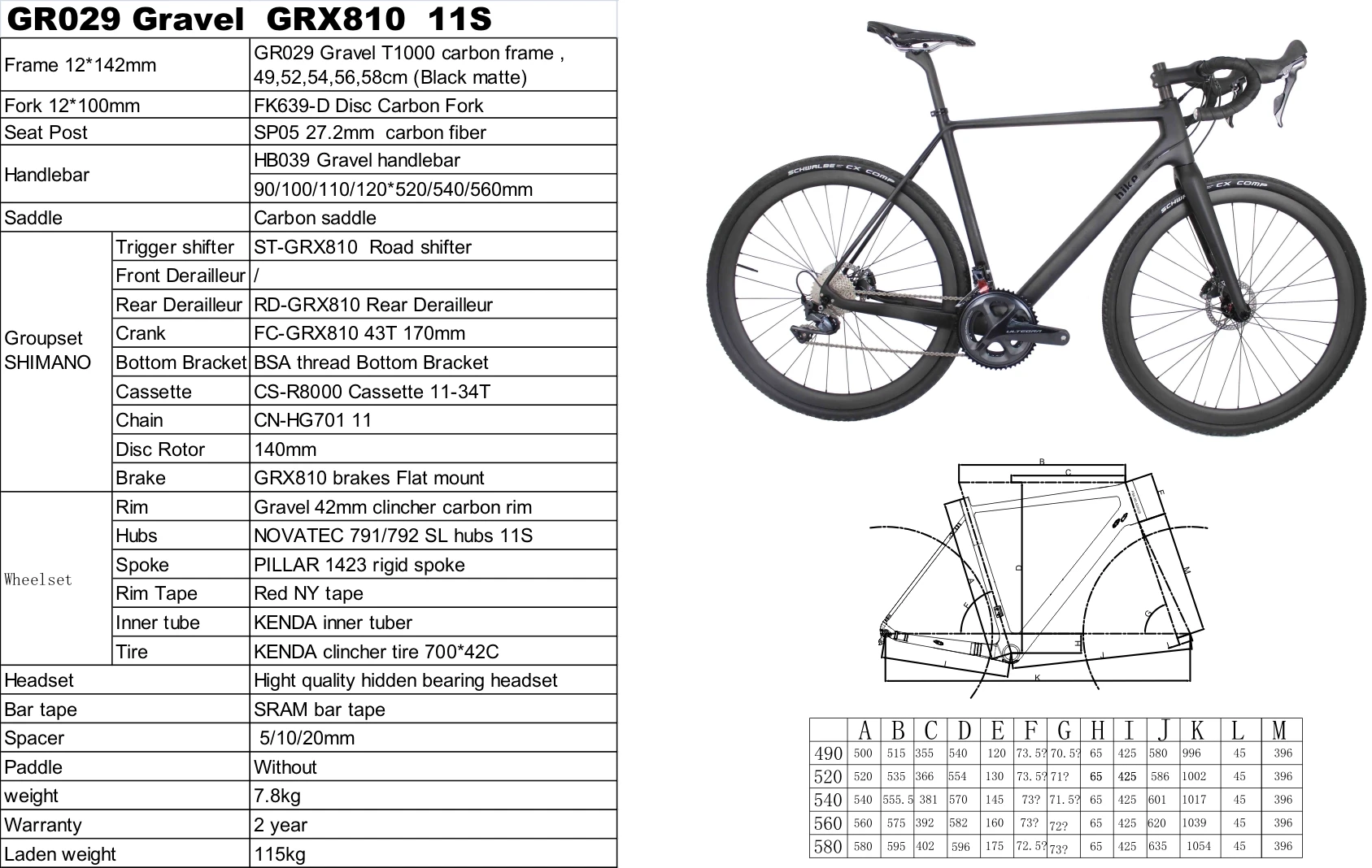 grx 810 gravel bike