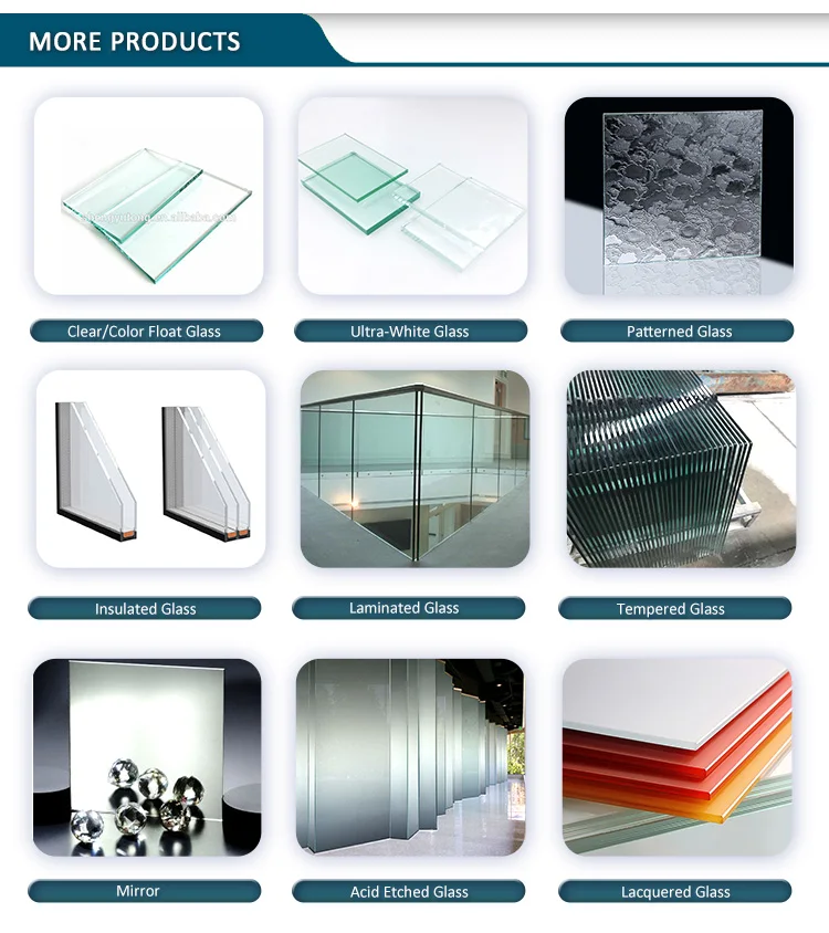 Outline Low e  Sun e tempered unbreakable double glazing insulated glass window panels