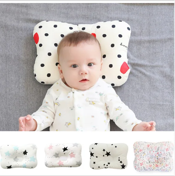 Baby Pillow for Newborn Breathable 3D Air Mesh Organic Cotton USprime Baby Pillow Soft Baby Head Shaping Pillow for Sleeping Organic Breathable Air Mesh Protection for Flat Head Syndrome 