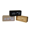 New Fashionable Home LED Display Wooden Mini LCD Digital Calendar Clock