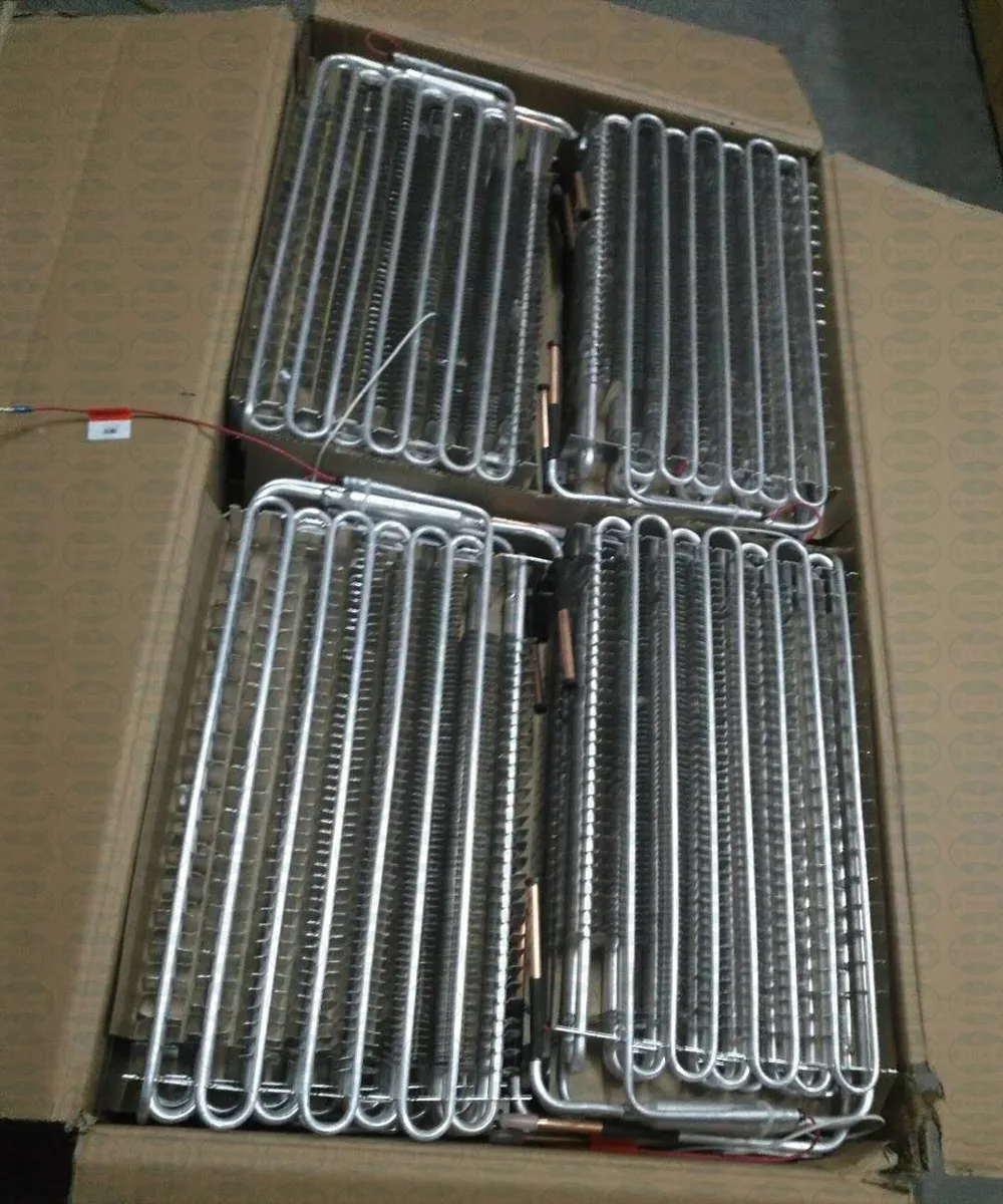 Aluminum Fin Type Evaporator For Fridge And Refrigerator With Defrost