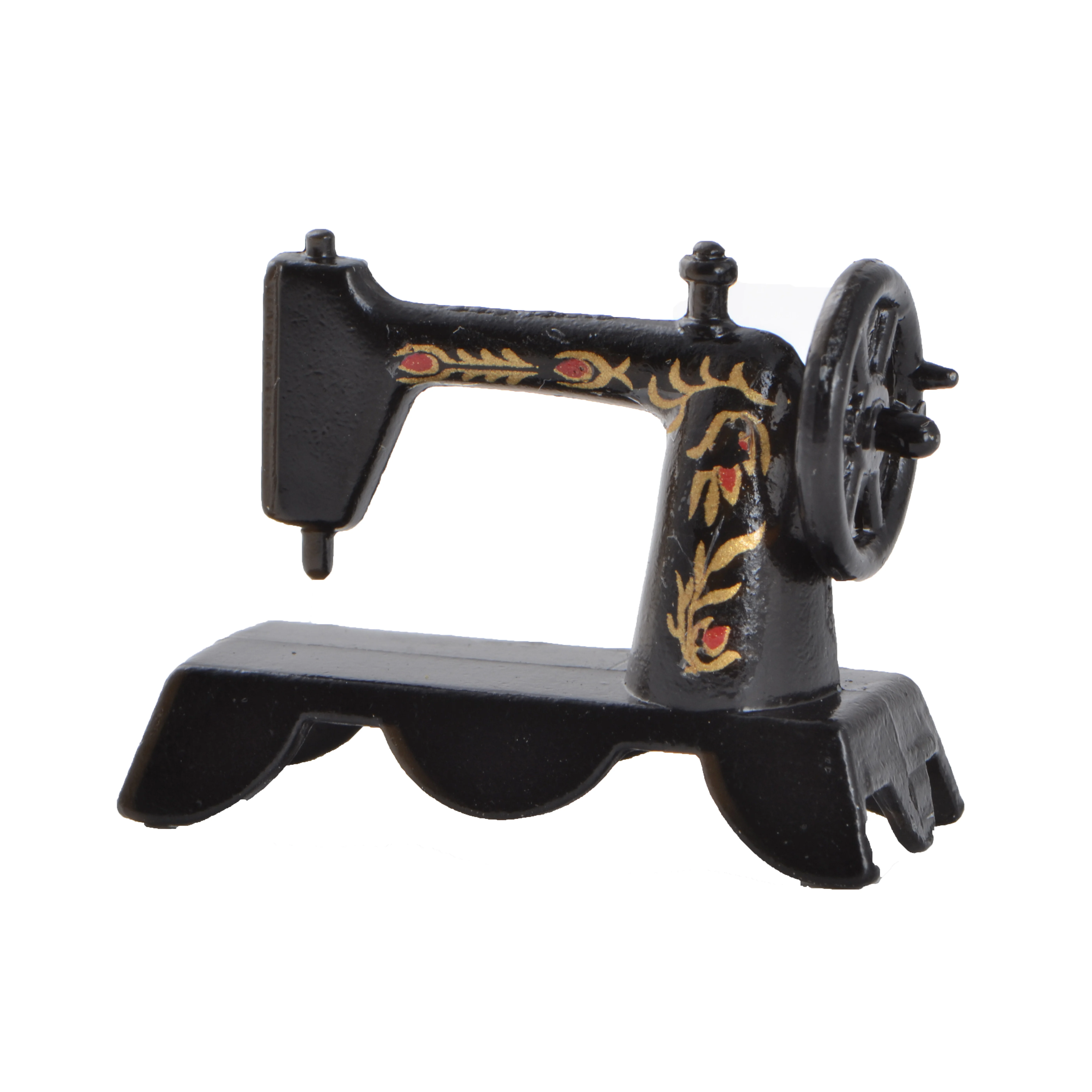 CREAL 72060 vieja máquina de coser metal 1:12 para casa de muñecas nuevo # 